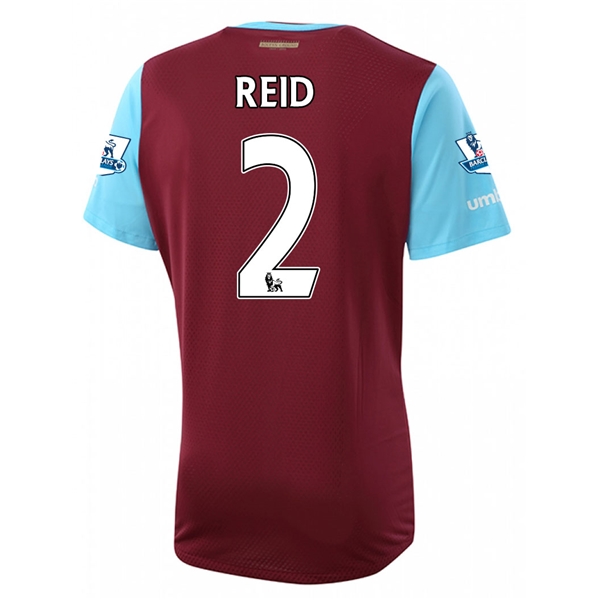 West Ham 2015-16 REID #2 Home Soccer Jersey